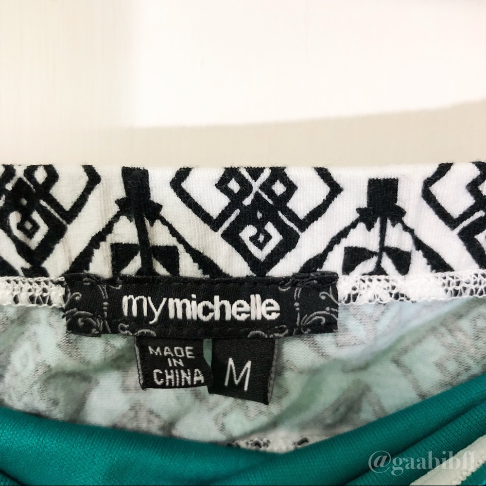MyMichelle High-Low Aztec Dress - Picture 7 of 7